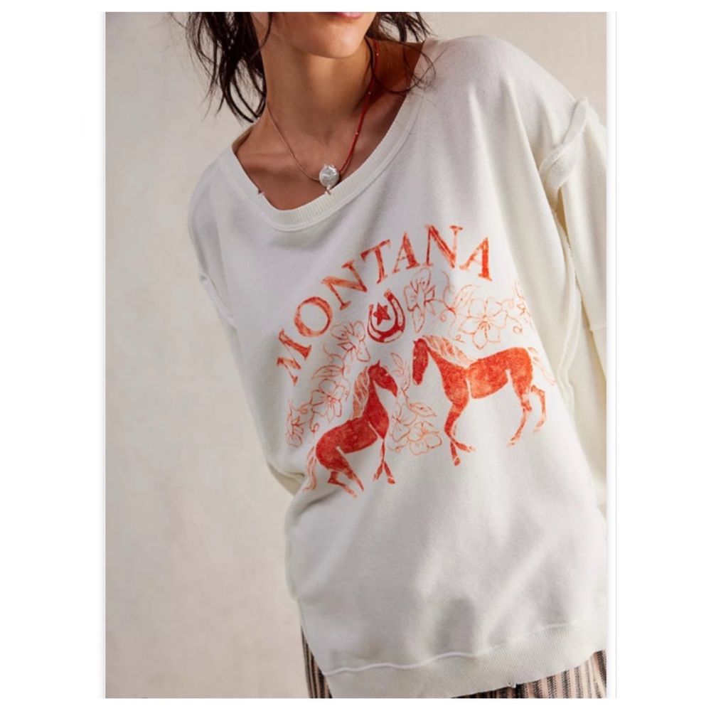 NWT We The Free Camden Pullover Montana